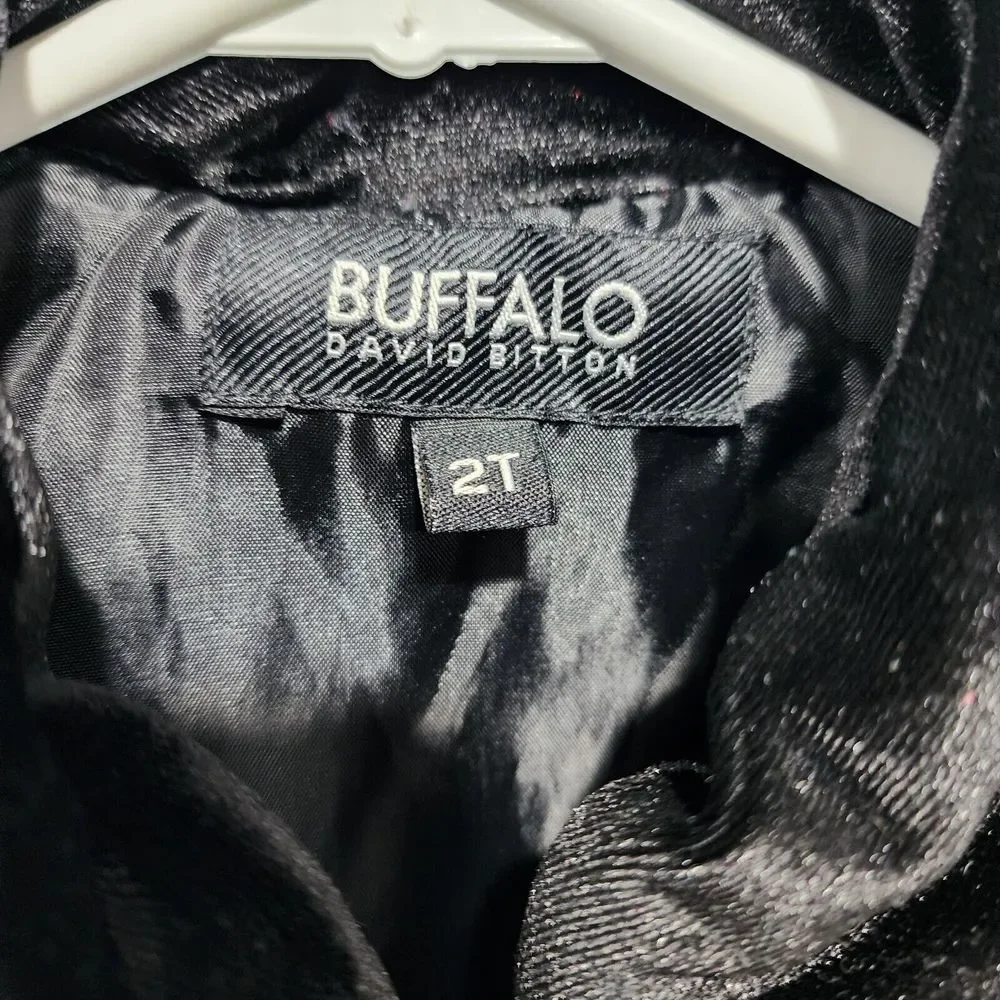 Buffalo David Bitton girl black vest Size 2T